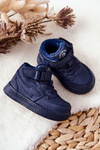 Children's Insulated High Sneakers Navy Clafi