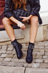 Women’s Boots With Pearls Black Oasis