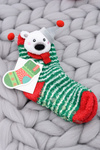 Soxo Children's Christmas Socks Teddy Bear