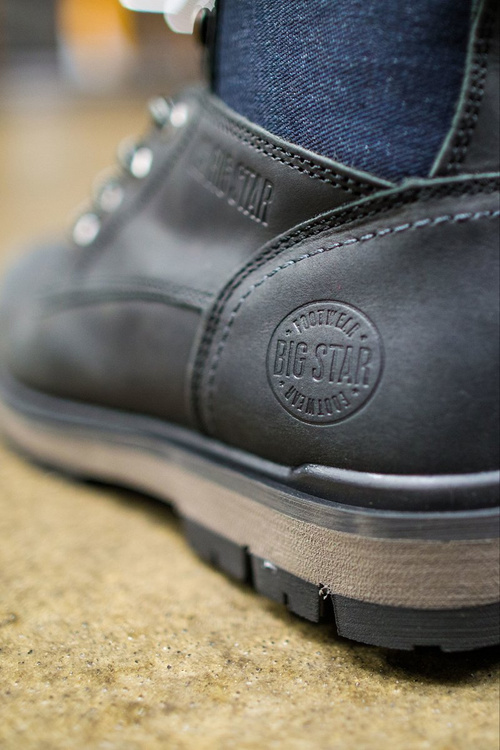 Men's Leather Trappers Big Star Black EE174267