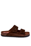 Men's Velcro flip-flops Big Star JJ176002 Brown
