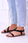 Black Elegant Slip-on Women's Sandals SweetMilano