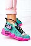 Women's Sports Shoes Sneakers Green Bubble Tea