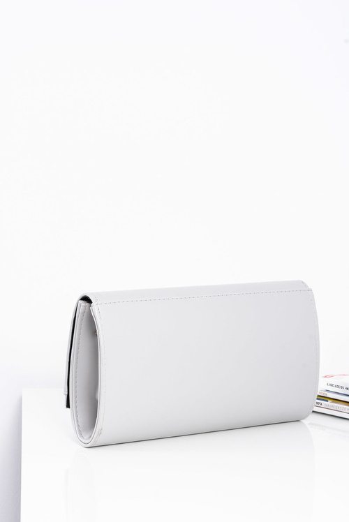 Women's Grey Polish Handbag Elegant Clutch Purse