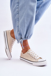 Classic Low Women's Sneakers Light beige Vegas