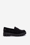 Women's Eco-Suede Moccasins Black Seravisa