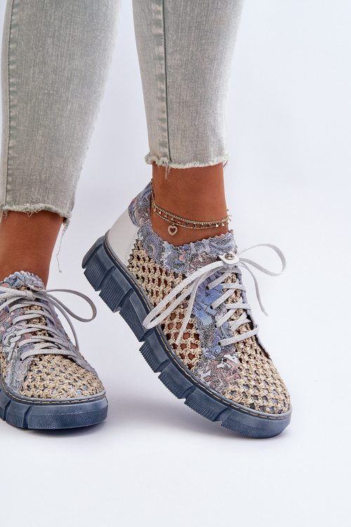 Women's Leather Shoes Maciejka 05850-06 Blue