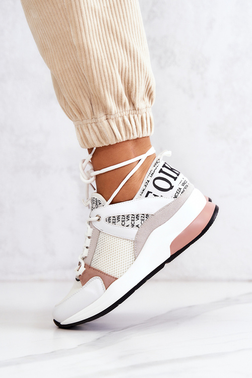 Sport Shoes Sneakers On Wedge White Lorey