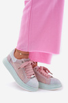 Sneakersy Damskie Na Platformie Zdobione Multikolor GOE RR2N4009