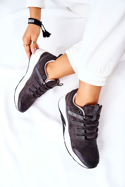 Buty Sportowe Memory Foam Big Star Szare II274255