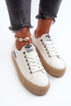 Trainers With Braid Lee Cooper LCW-24-44-2410 White