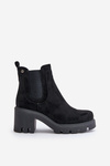 Insulated Chelsea Boots with Zip Black Arlethia