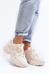Sneakersy Buty sportowe Masywne Damskie Beżowe Toderus 23SP26-5999