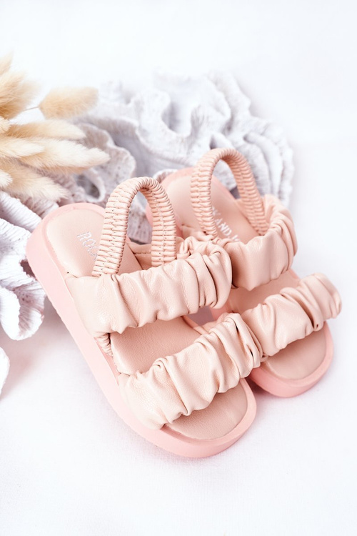 Children's Sandals With Drawstring Pink Sweetness