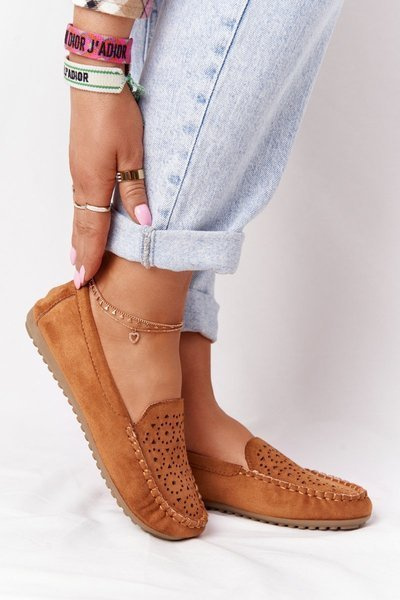 Women's Suede Loafers Camel Molly