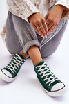 Women's Classic High-Top Sneakers Green Remos