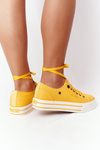 Women's Sneakers On A Platform BIG STAR HH274055 Yellow