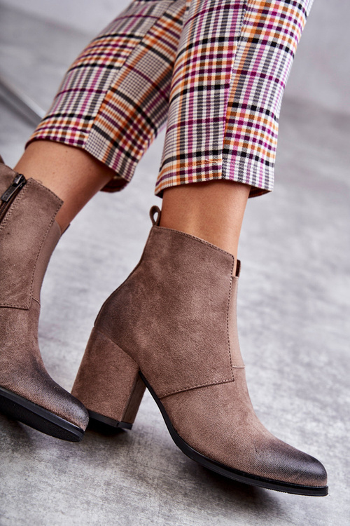 Classic Suede Booties La.Fi 260035DTA-SU Beige