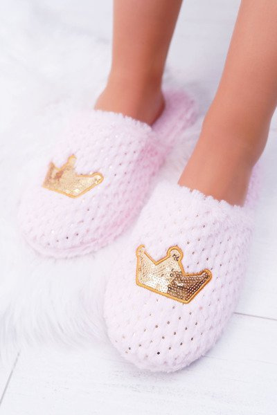 Women's Slippers SOXO Golden Crown Pink