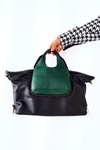 Women's Strap Handbag L2990 Nobo Black and Green