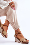 Women's Wedge Sandals Beige Daphne