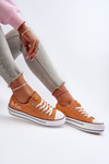 Women's sneakers on a thick sole Lee Cooper LCW-24-31-2216 Orange