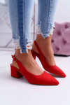 Women's Stiletto pumps Red Contrail