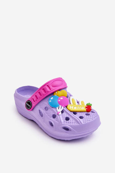 Children's Foam Lightweight Crocs Sandals Violet Sweets