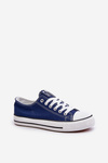 Women's Classic Sneakers Navy Blue Ecoma