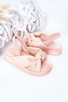 Children's Sandals With Drawstring Pink Bubble Gum