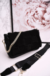 Clutch Bag With Suede Plaiting LAURA BIAGGI Black