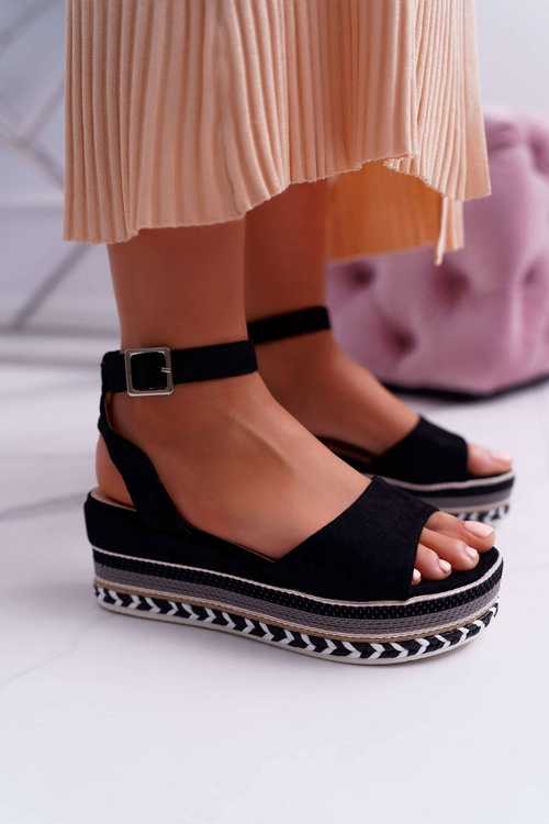 Women's Platform Sandals Black Arielle