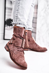Women’s Boots Suede Light Brown Nicole 2591