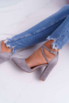 Women's Stiletto pumps Grey High Traffic