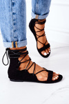 Lace-up Sandals Lu Boo Black