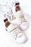 Children's Sneakers With Velcro Beige Cartoon