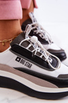 Sport Shoes Sneakers Big Star JJ274998 White and Black