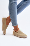 Women's Beige Slip-On Espadrilles Harmonie