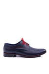 Men's Elegant Leather Menelaos Blue Men's Elegant Leather Half Shoes