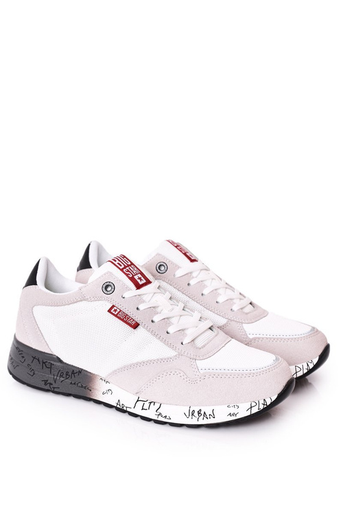 Men's Sport Shoes Memory Foam Big Star FF174208 White-Grey