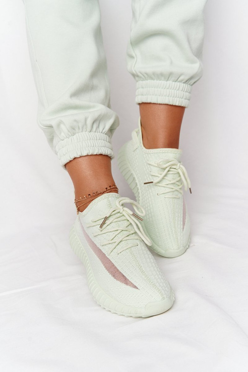 Women's Sport Shoes Sneakers Light Green Amazing