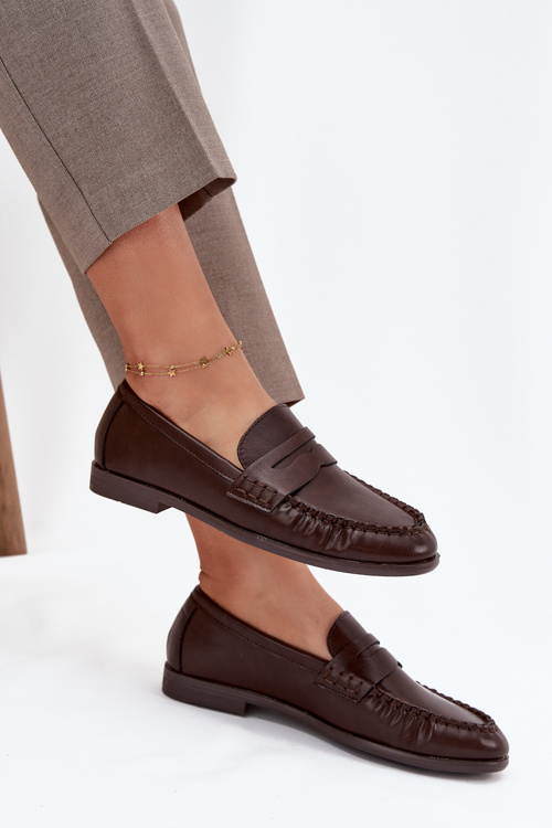 Women's Loafers Eco Leather Brown Lilith