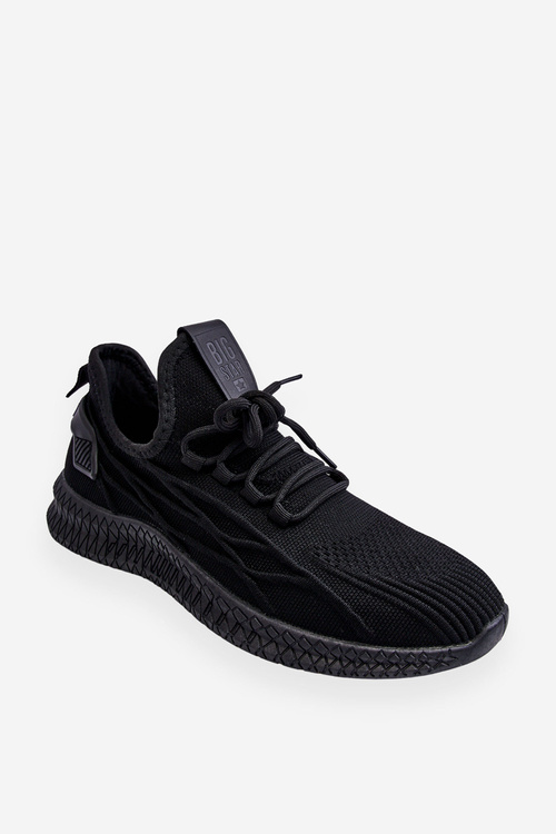Sneakersy Męskie Wsuwane Czarne Big Star LL174336