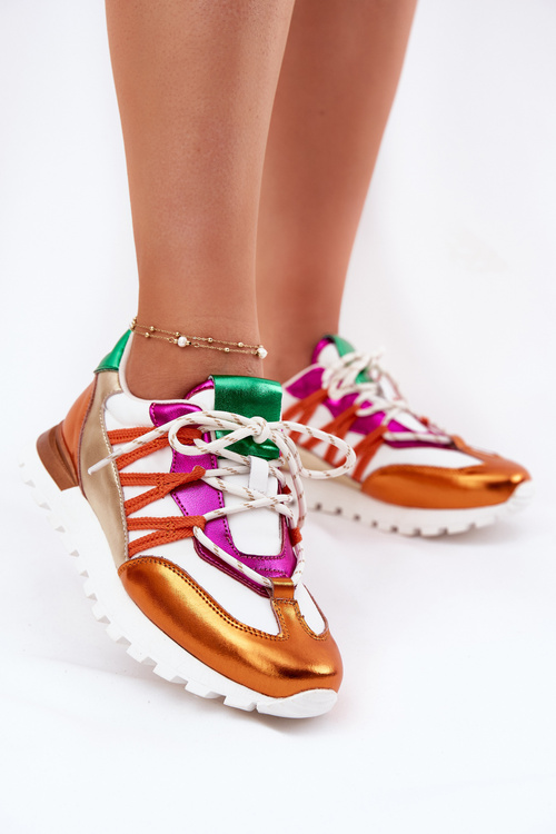 Leather Sneakers Loafers Women Artiker 56C1737 Multicolor