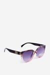 Women's Sunglasses with Gold Details UV400 Brown