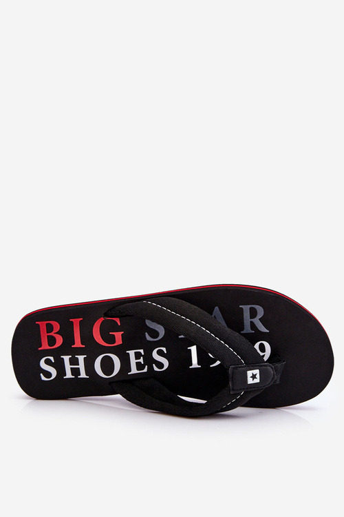 Men's Flip Flops Big Star LL174614 Black