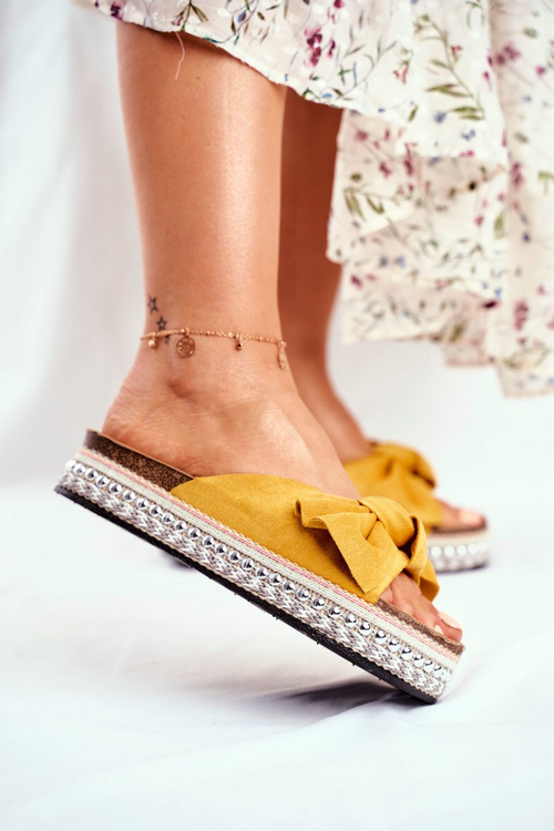 Women's Slides High Yellow Mortigo