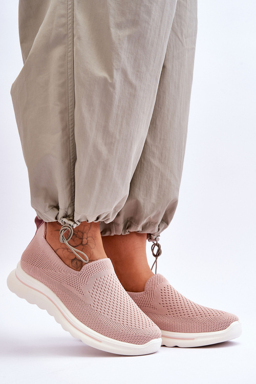 Women's Textile Slip-on Sneakers Pink Adiora