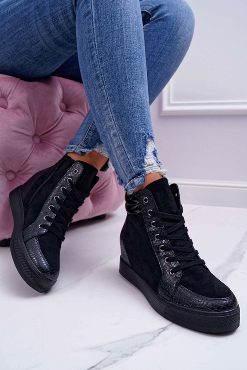 Sneakers Women's Hidden Anchor Black Ferrer