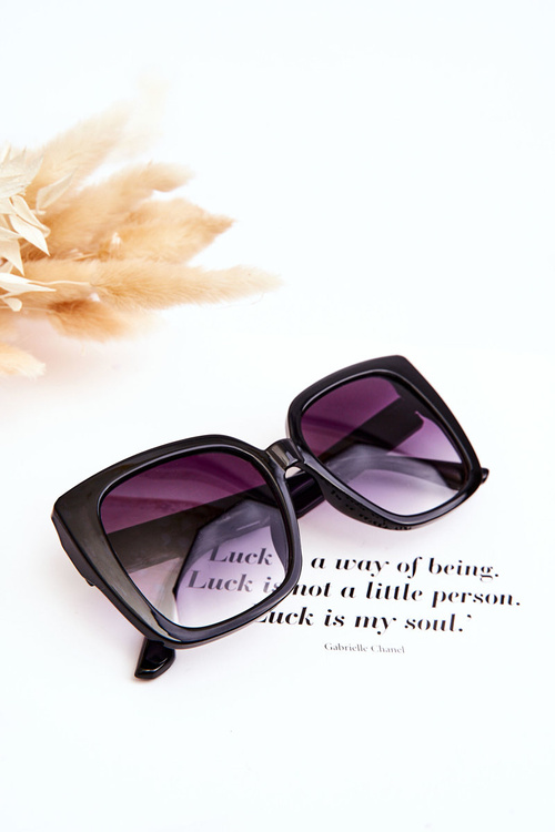 Women's Glitter Sunglasses M2354 Black